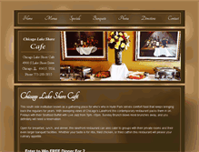 Tablet Screenshot of hydeparklakeshorecafe.com